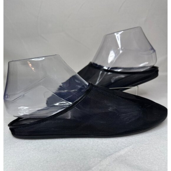Jeffrey Campbell Nutcracker Black Flats Women's Size 7 Mesh Mules Ballet NWOT - Picture 4 of 10